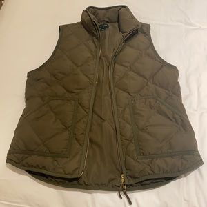 Olive green vest